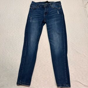 Kendall and Kylie The Ultra Babe Skinny 3/26 Womens‎ Blue Jeans Denim